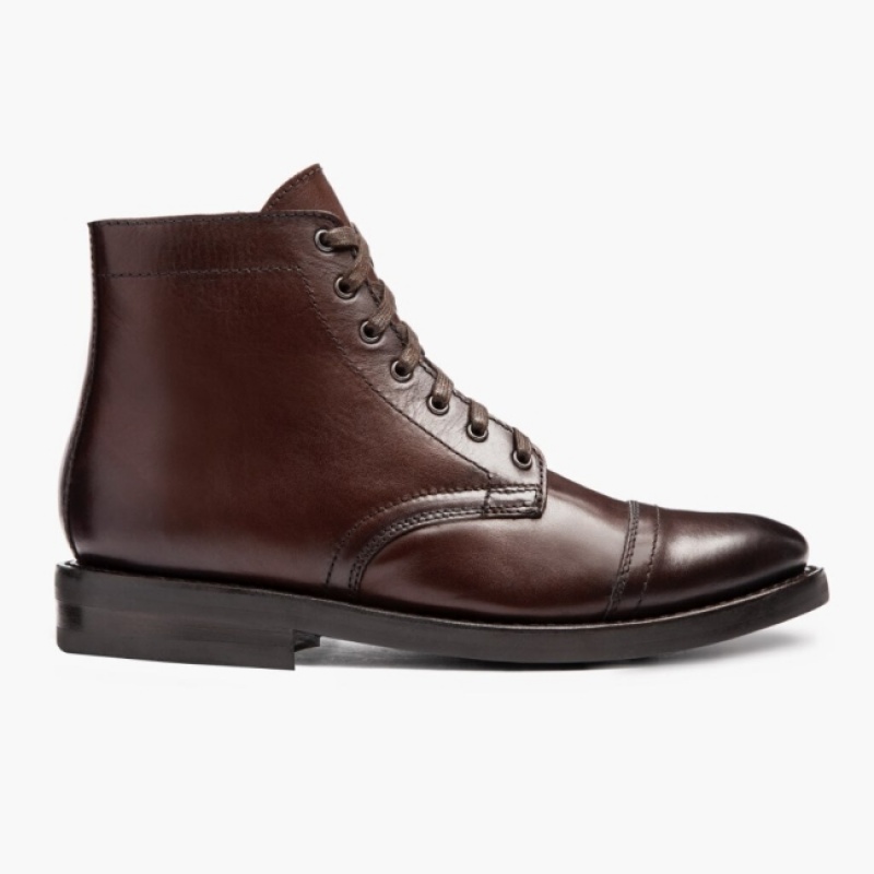 Men's Thursday Boots Major Lace-Up Boots Brown | UAE357075