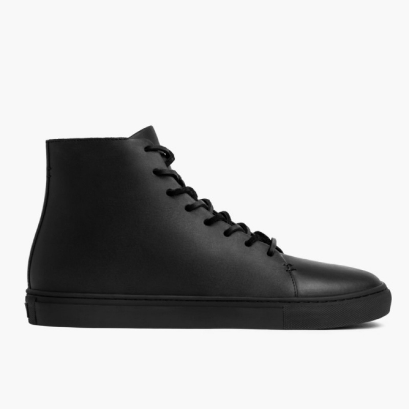 Men's Thursday Boots Premier High Top Sneakers Black | UAE357204