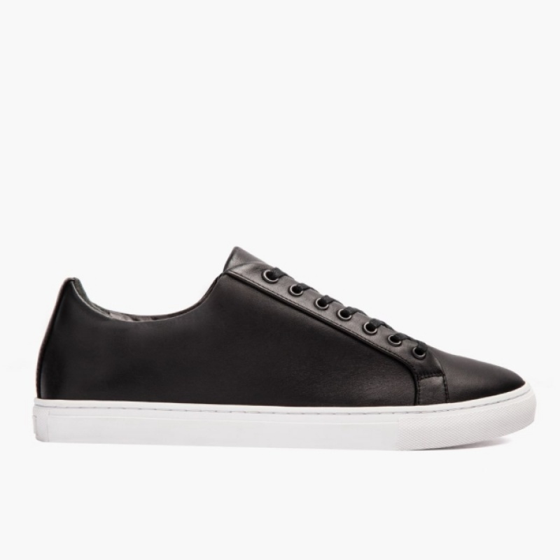 Men's Thursday Boots Premier Low Top Sneakers Black | UAE357211