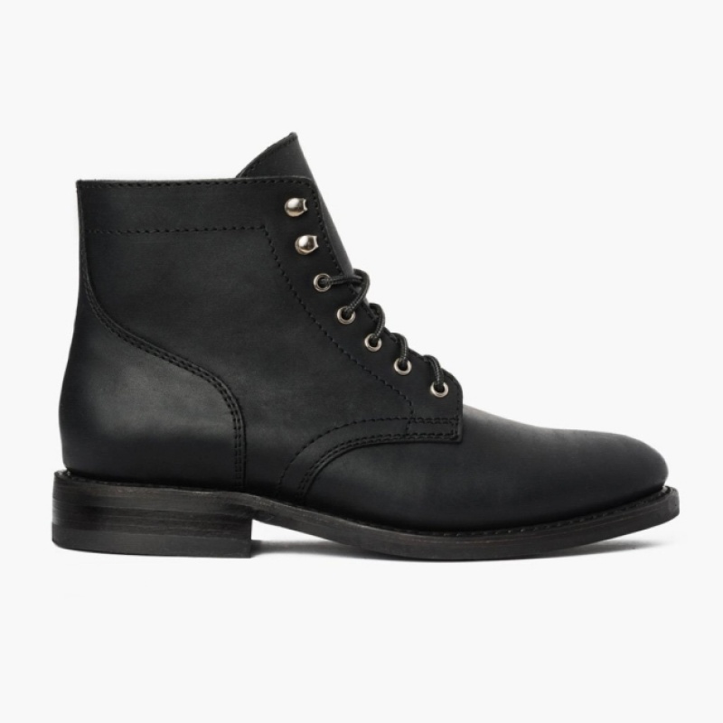 Men's Thursday Boots President Lace-Up Boots Black | UAE357065