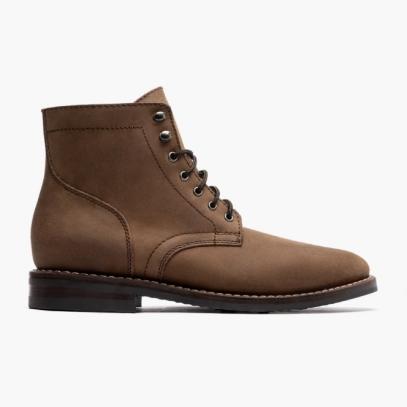 Men's Thursday Boots President Lace-Up Boots Brown | UAE357067