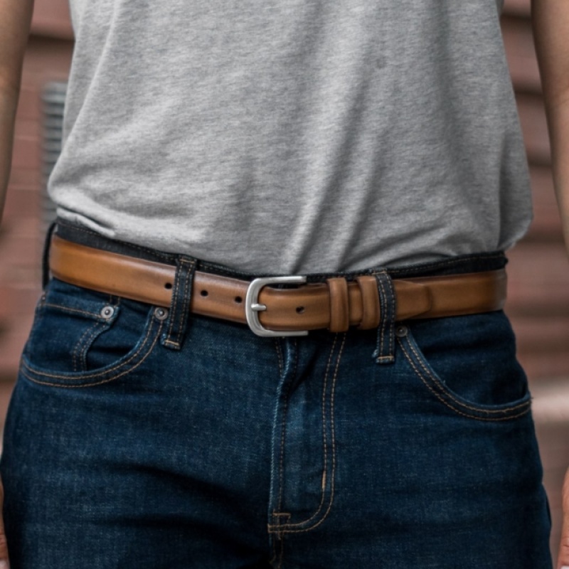 Men's Thursday Boots Refined Belts Brown | UAE356840