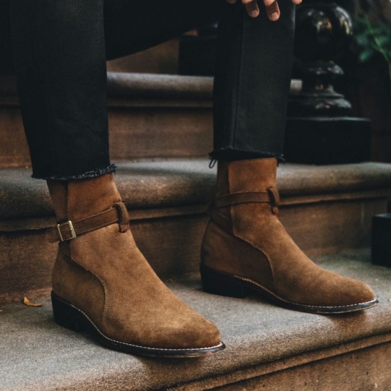 Men's Thursday Boots Rogue Chelsea Boots Brown | UAE357001