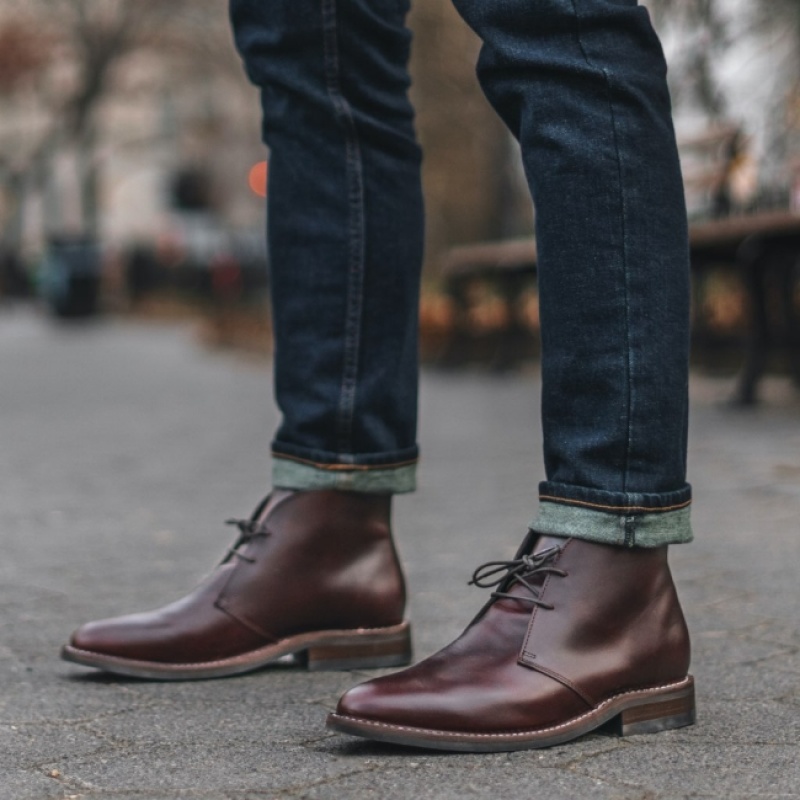 Men's Thursday Boots Scout Chukka Boots Brown | UAE357029