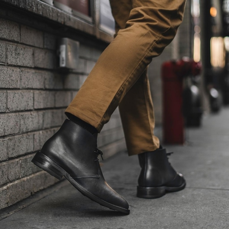 Men's Thursday Boots Scout Chukka Boots Black | UAE357030