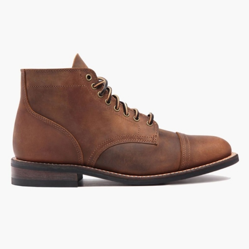 Men's Thursday Boots Vanguard Lace-Up Boots Brown | UAE357046