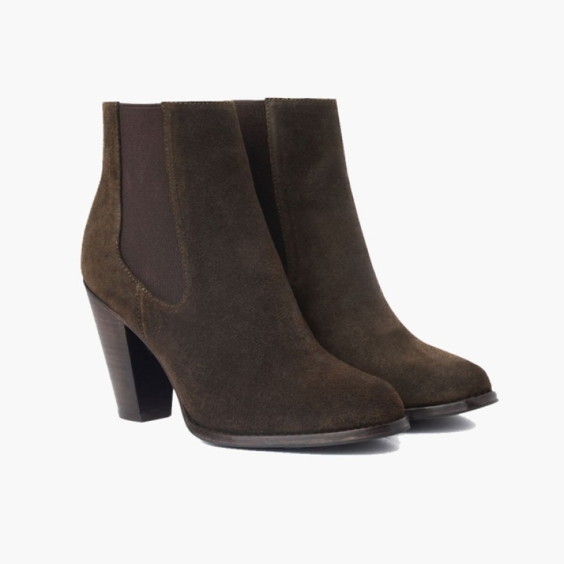 Women's Thursday Boots Avenue Chelsea Boots Olive | UAE356930