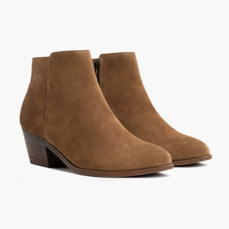 Women's Thursday Boots Downtown Booties Brown | UAE356894