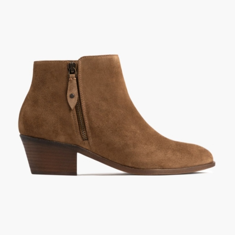 Women's Thursday Boots Downtown Booties Brown | UAE356894