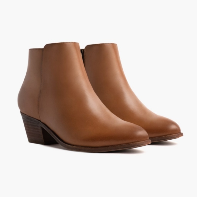 Women's Thursday Boots Downtown Booties Brown | UAE356898