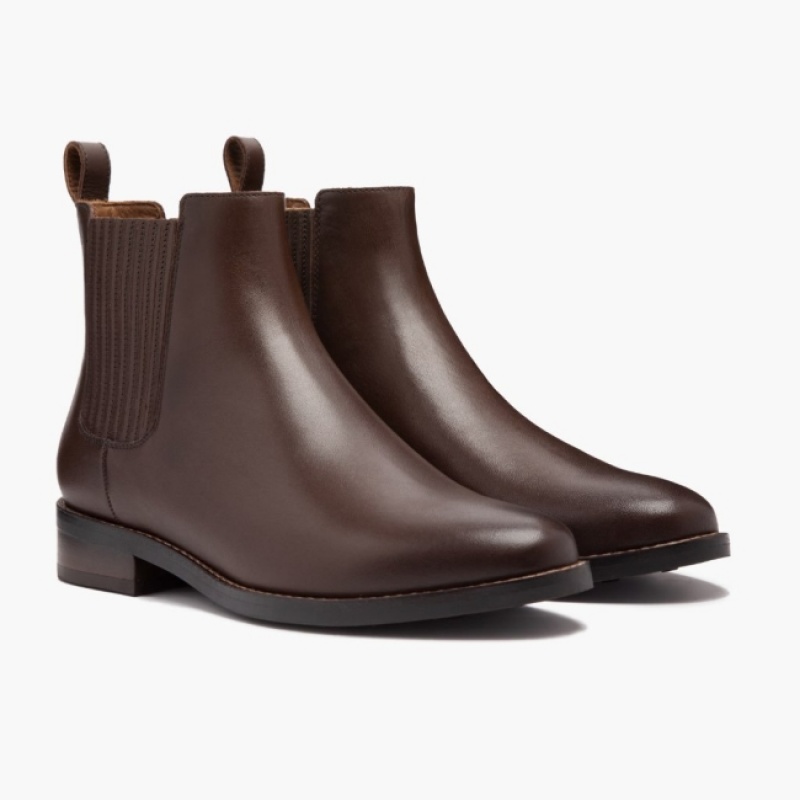 Women's Thursday Boots Dreamer Chelsea Boots Chocolate | UAE356927