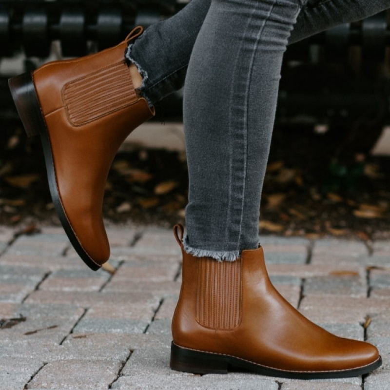 Women's Thursday Boots Dreamer Chelsea Boots Brown | UAE356929