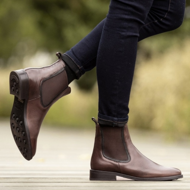 Women's Thursday Boots Duchess Chelsea Boots Brown | UAE356921