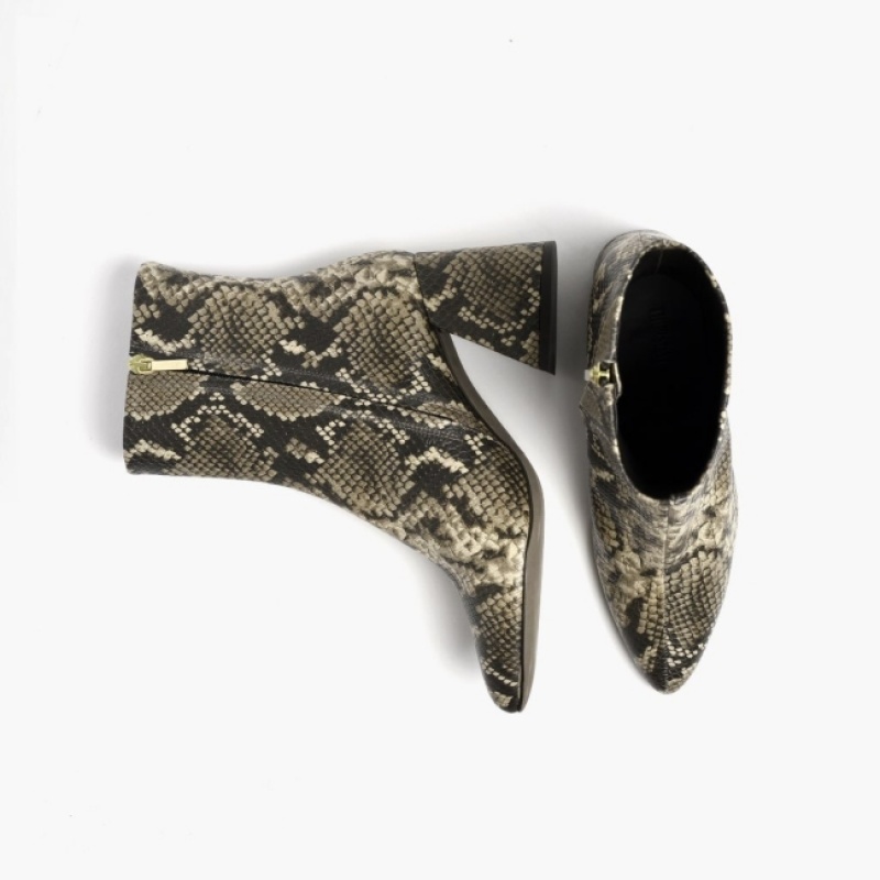 Women's Thursday Boots Heartbreaker Booties Snake | UAE356890