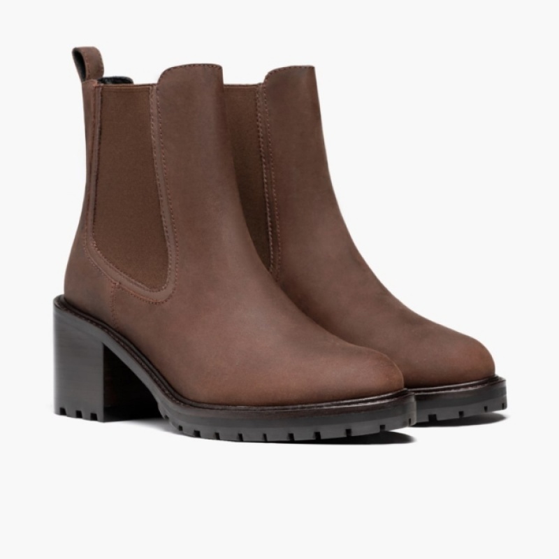 Women's Thursday Boots Knockout Chelsea Boots Brown | UAE356911