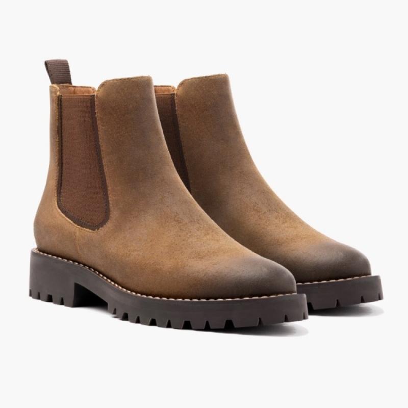 Women's Thursday Boots Legend Chelsea Boots Brown | UAE356900