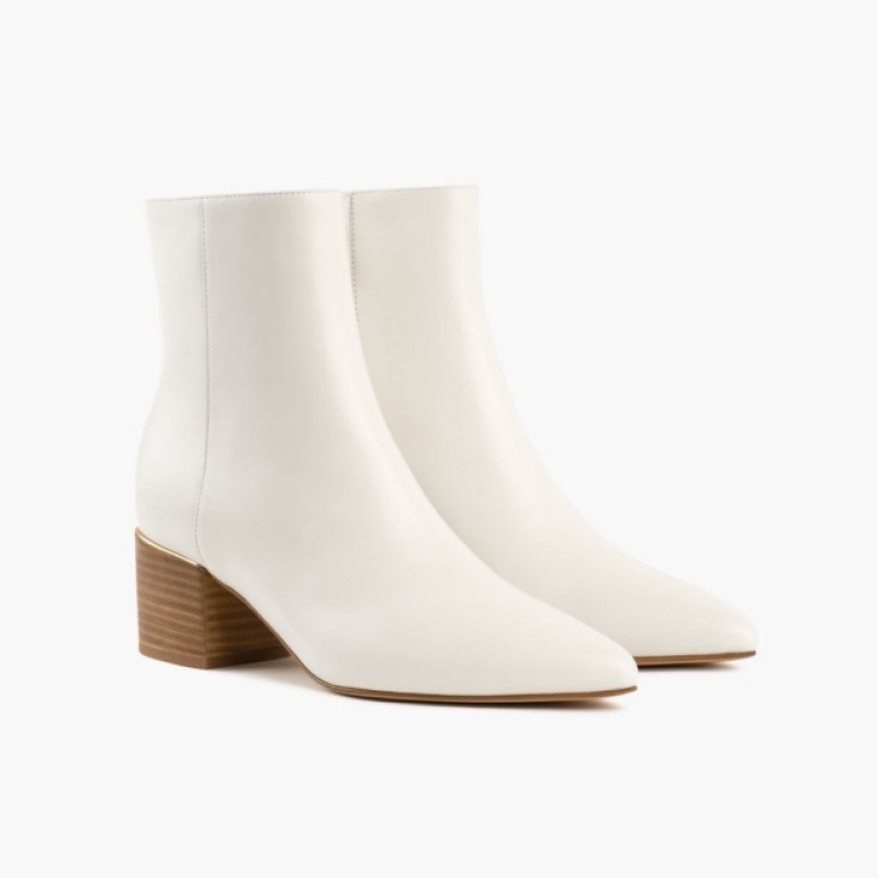 Women's Thursday Boots Luna Booties White | UAE356887