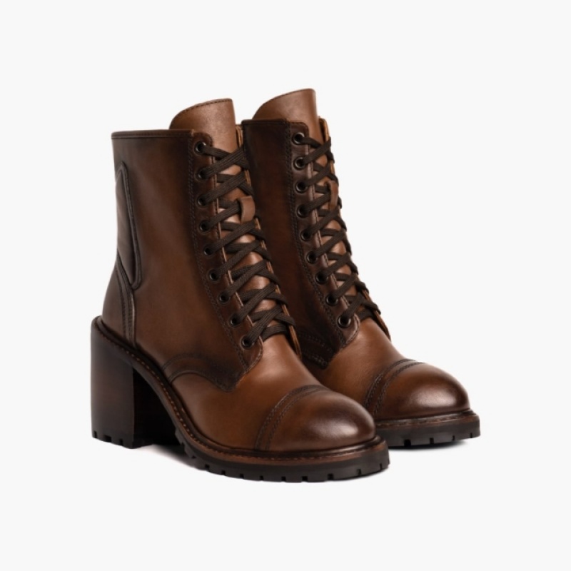 Women's Thursday Boots Rebel New Arrivals Brown | UAE356974