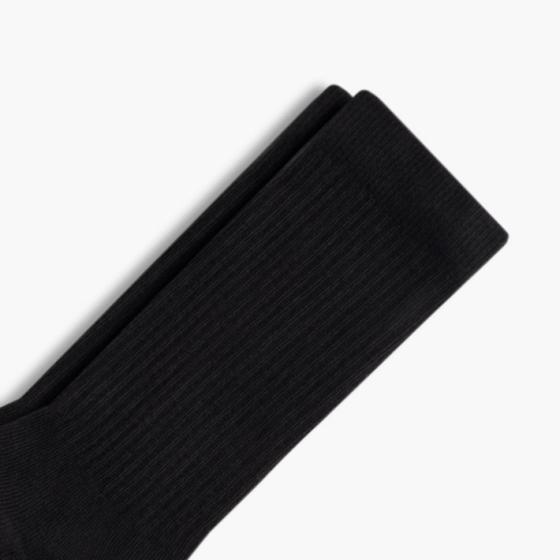 Women's Thursday Boots Sodello Classic Crew Socks Black | UAE357294