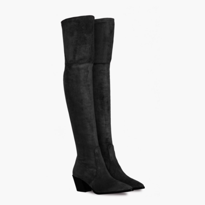 Women's Thursday Boots Tempest High Heel Boots Black | UAE356932